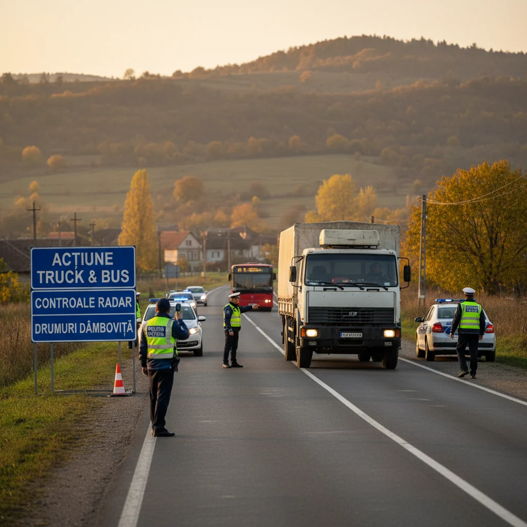 Radare suplimentare în Târgoviște și pe drumurile din Dâmbovița în perioada 10–28 februarie 2026