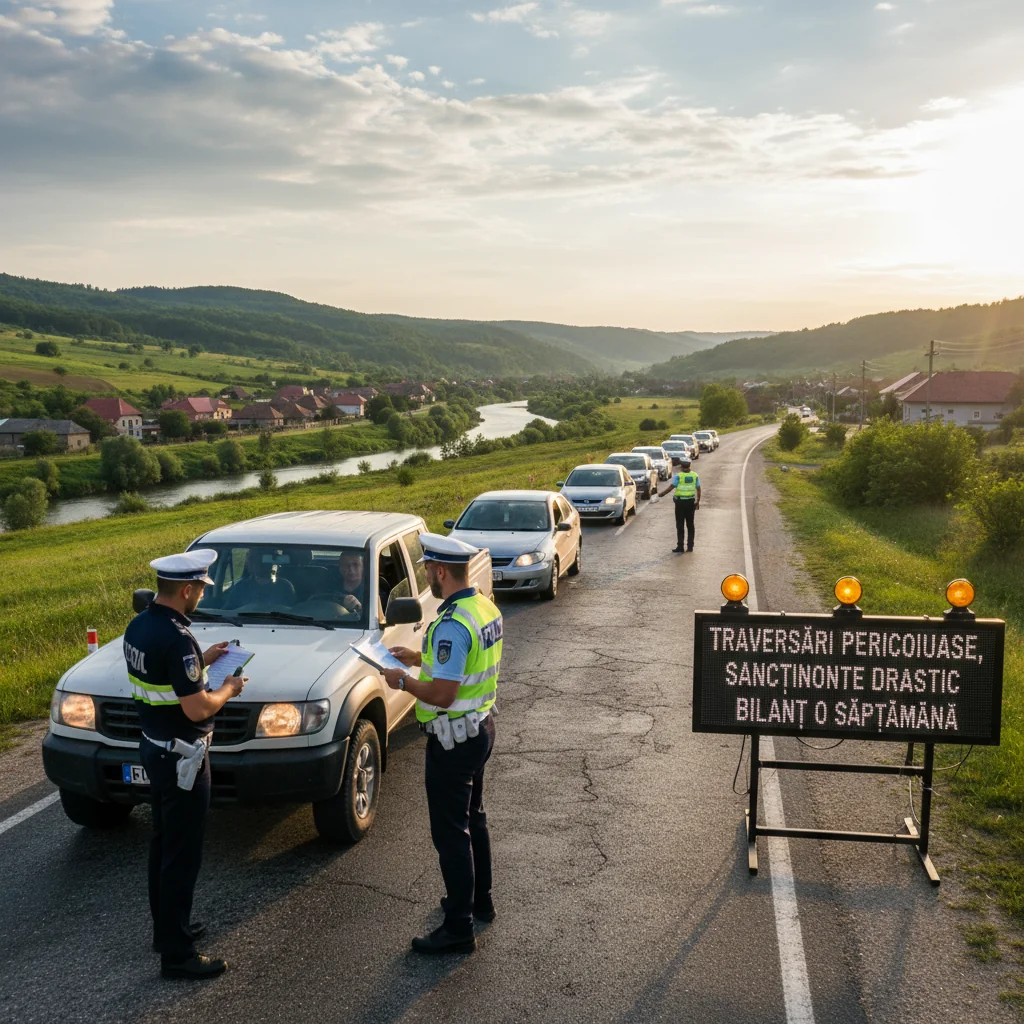 raportul controalelor rutiere din ultima săptămână