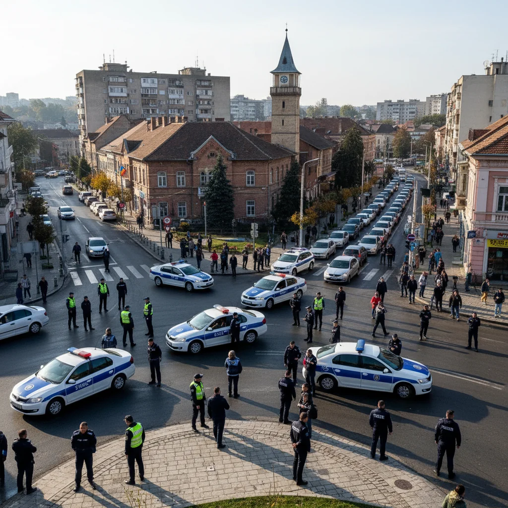 Razie extinsă a poliției la Târgoviște: peste 120 de sancțiuni aplicate în doar câteva ore