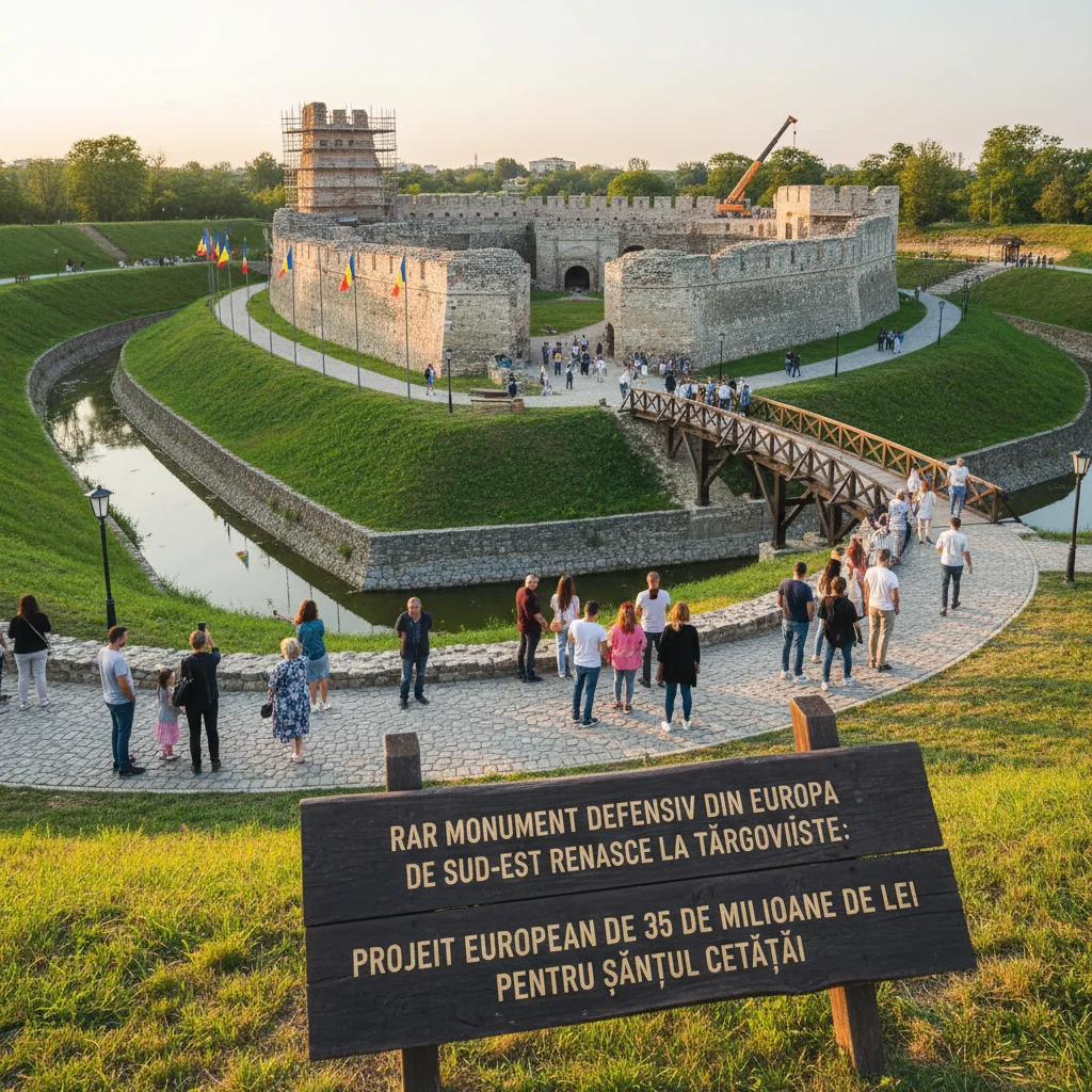 Reabilitare monument defensiv din Europa de Sud-Est la Târgoviște