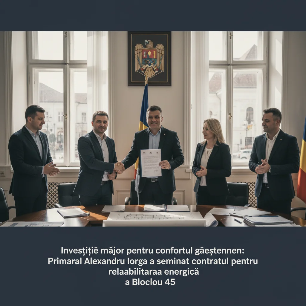 Reabilitarea energetică a Blocului 45 pentru găeșteni