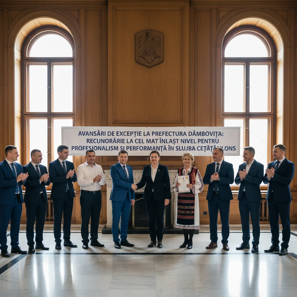 Recunoaștere de Top pentru Profesionalism și Performanță în Serviciul Cetățenilor