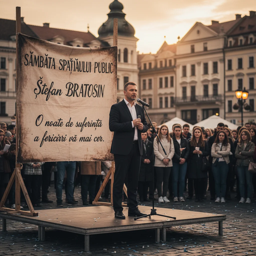 Sâmbăta Spațiului Public: Noapte de suferință și fericire