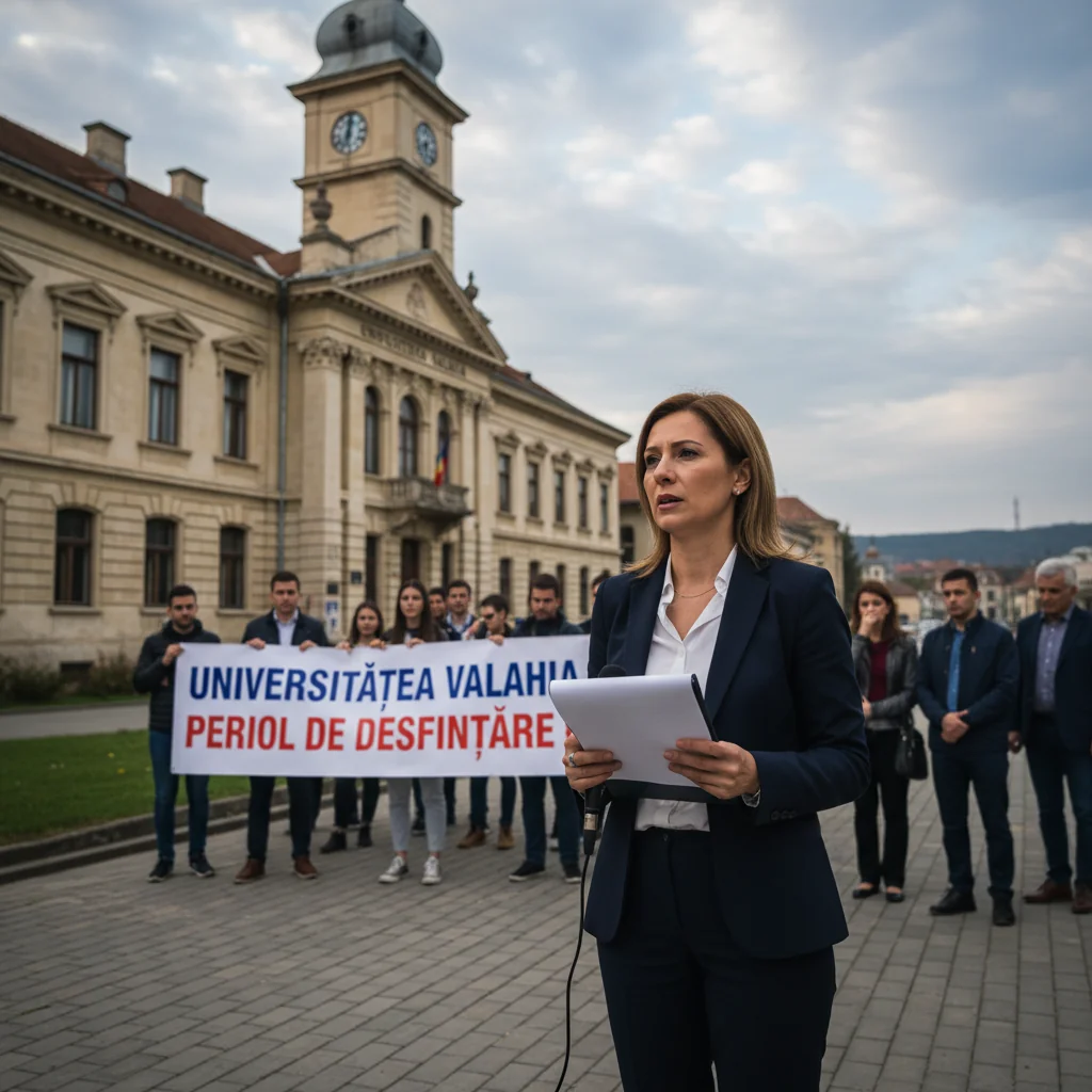 se pregătește închiderea Universității Valahia din Târgoviște?