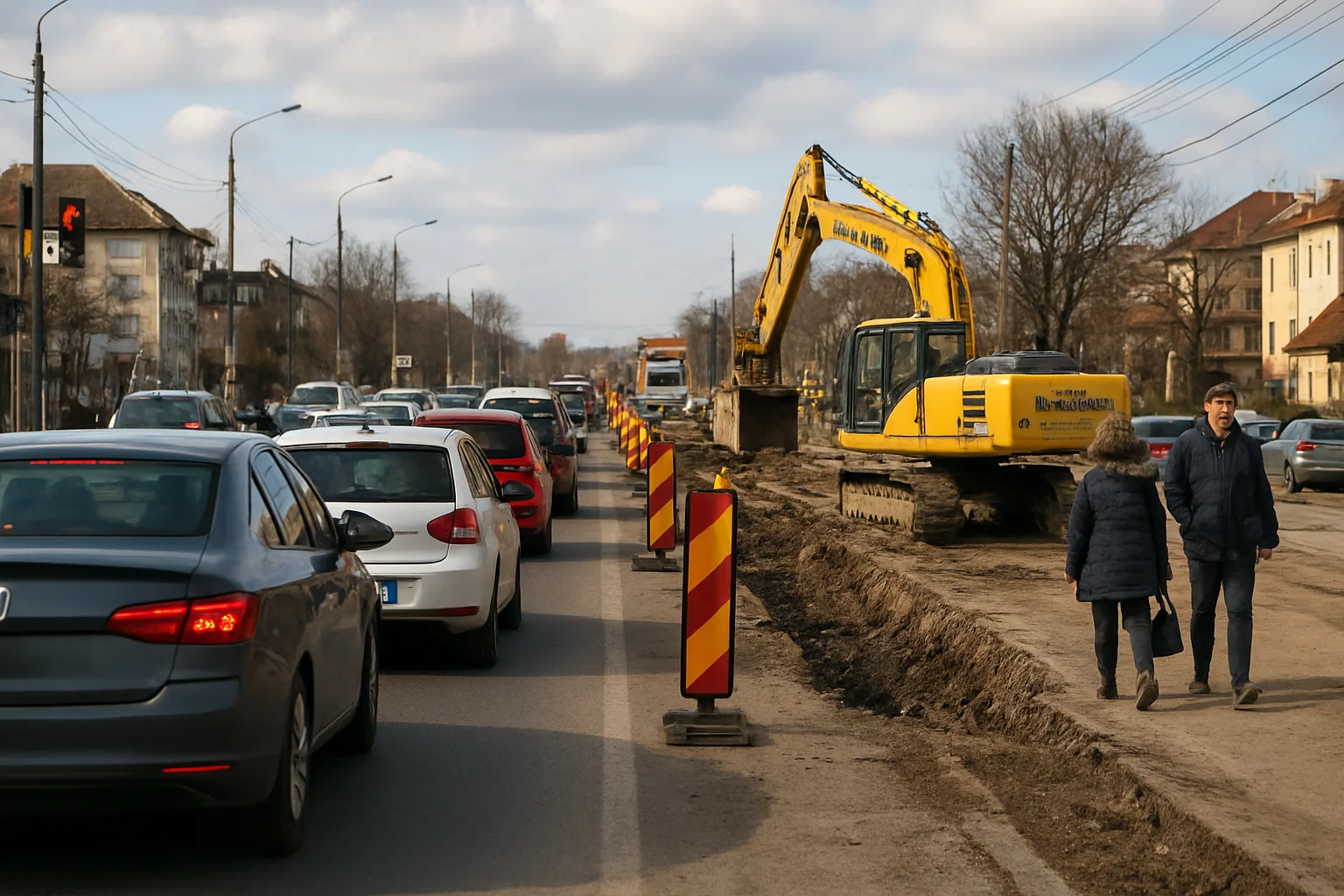 Situația actuală a traficului și lucrările de infrastructură în Târgoviște – 2026-02-23