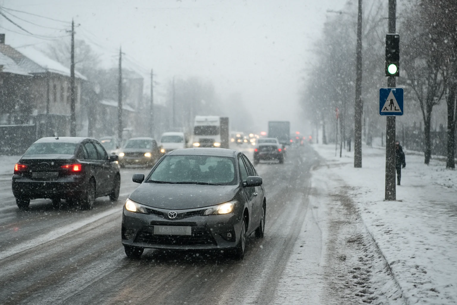 Situația traficului și condițiile meteo în Târgoviște, 7 ianuarie 2026