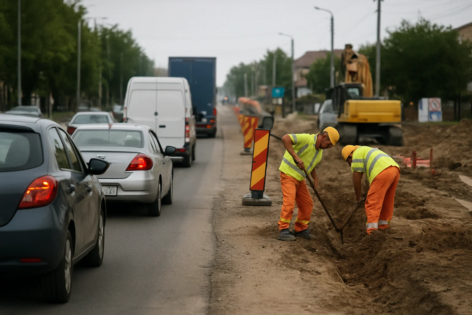 Situația traficului și lucrările în curs pe drumurile din Târgoviște – 2026-05-12