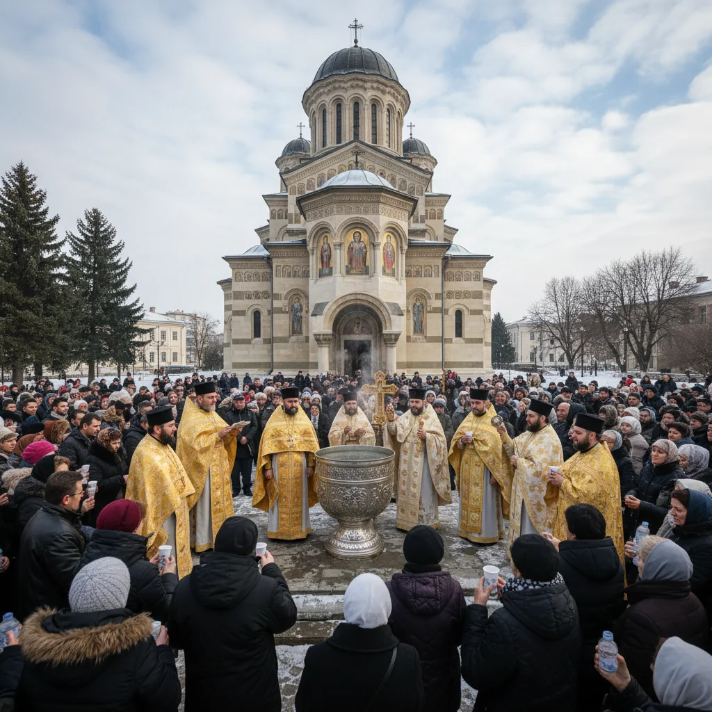 Slujba Sfințirii Agheasmei Mari de Bobotează, anunțată la Catedrala din Târgoviște pentru 6 ianuarie 2026