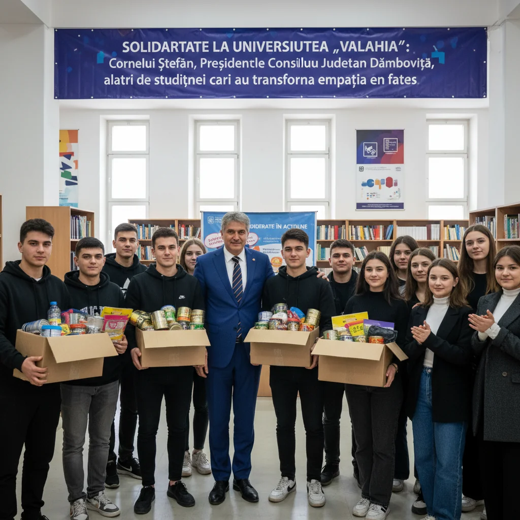 Solidaritate la Universitatea Valahia: Corneliu Ștefan sprijină studenții empatici