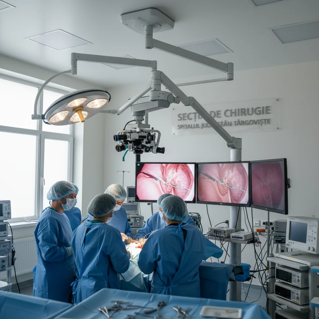 Spitalul Județean Târgoviște, echipat cu tehnologie laparoscopică 4K de ultimă generație în Secția de Chirurgie