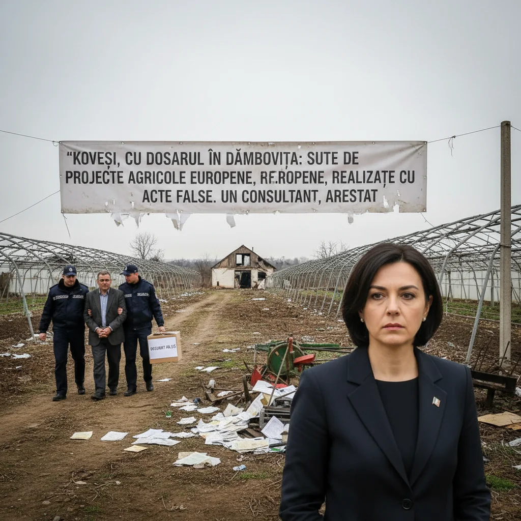 Sute de proiecte agricole europene cu acte false