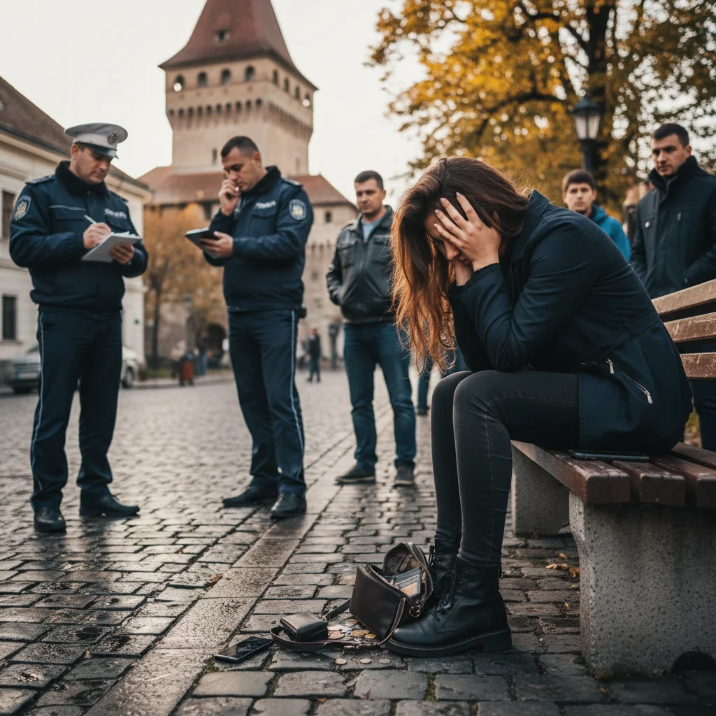 Tânără tâlhărită pe Calea Domnească din Târgoviște. Poliția anunță reținerea unui suspect