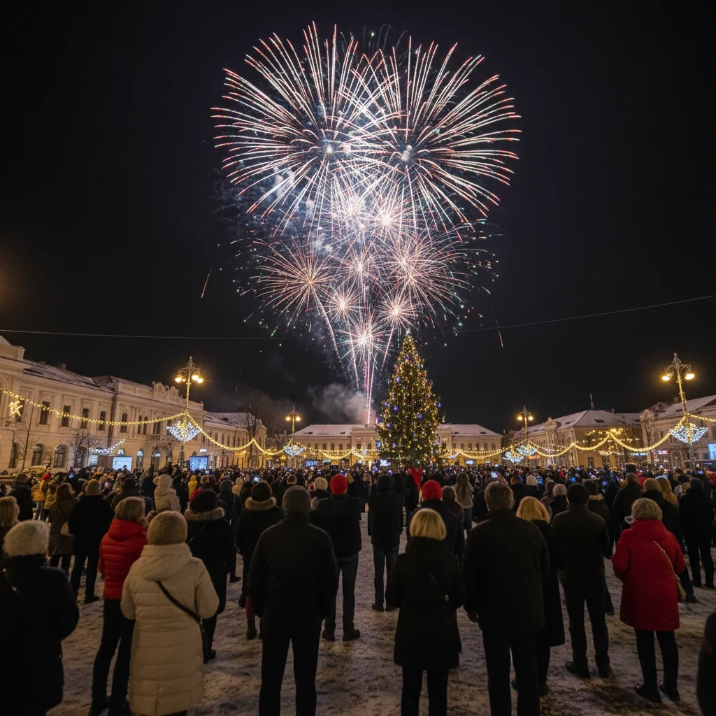 Târgoviște: anunț privind evenimentele de sărbători și focul de artificii pregătite la Moreni