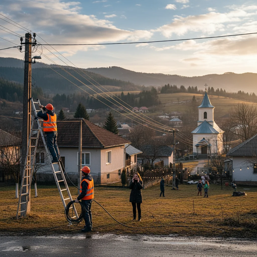 Târgoviște: aproape 95% dintre consumatorii afectați de avariile electrice din Prahova și Dâmbovița au fost reconectați
