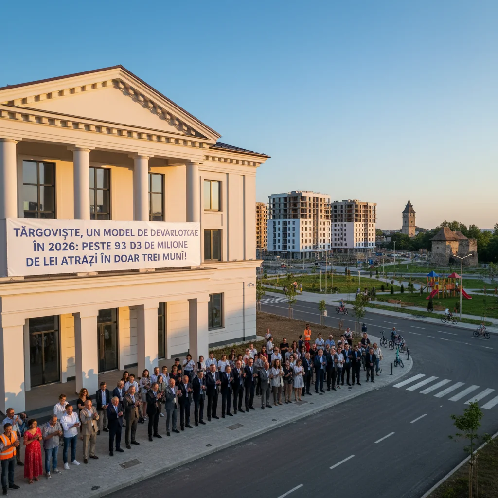 Târgoviște atrage 93 milioane lei în dezvoltare în trei luni