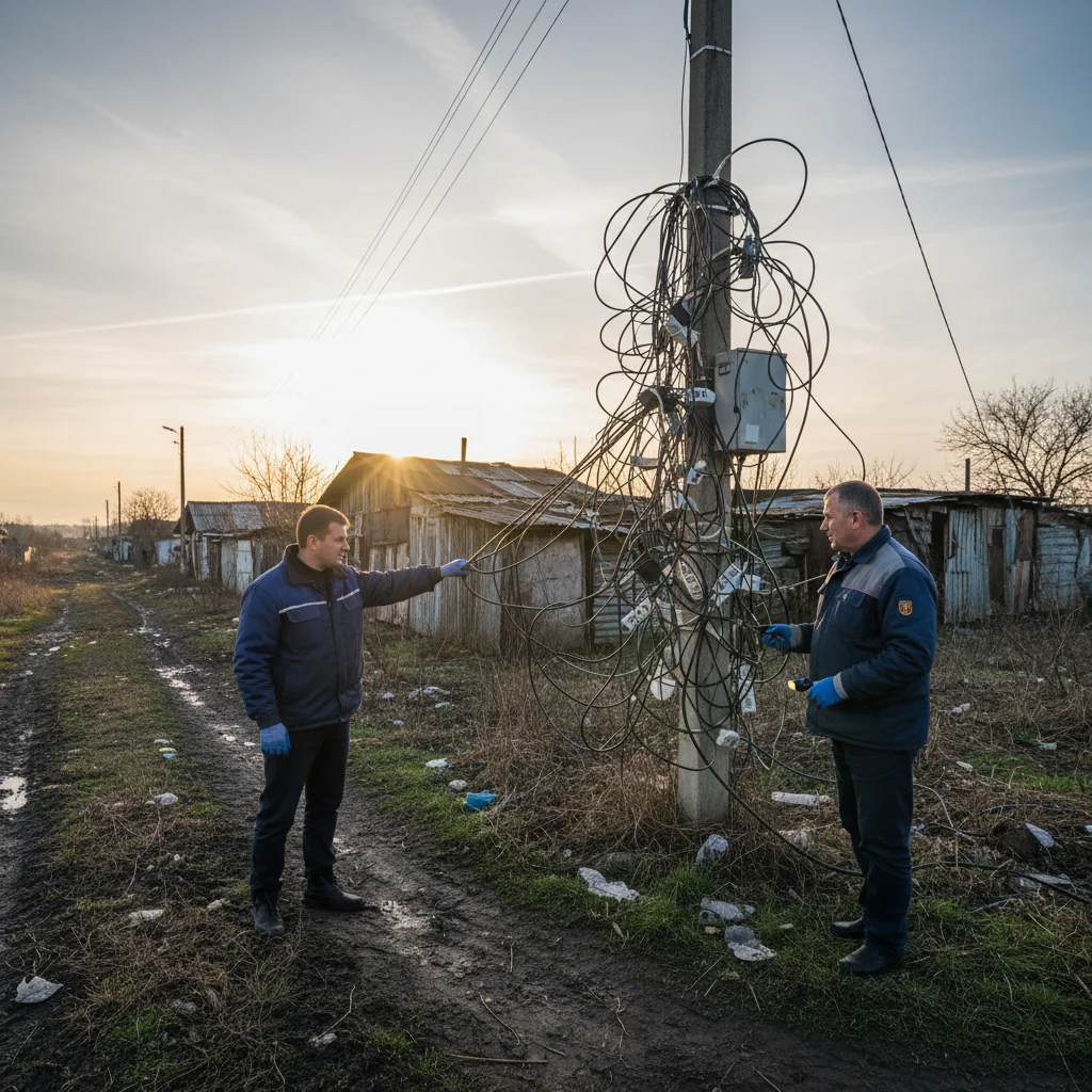 Târgoviște: instalații electrice clandestine depistate la Cojasca, anunț public în 20 februarie 2026