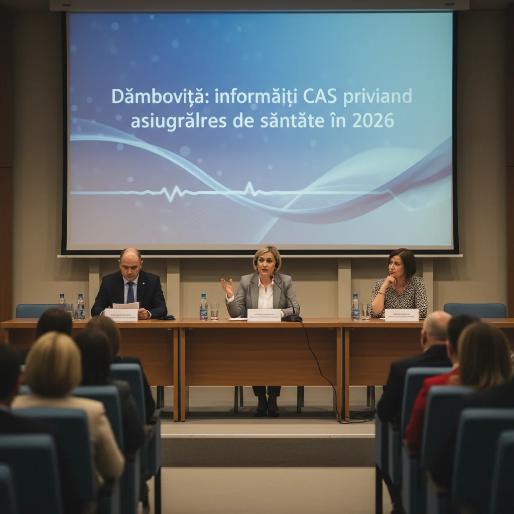 Târgoviște: noi precizări CAS Dâmbovița pentru asigurările de sănătate în 2026