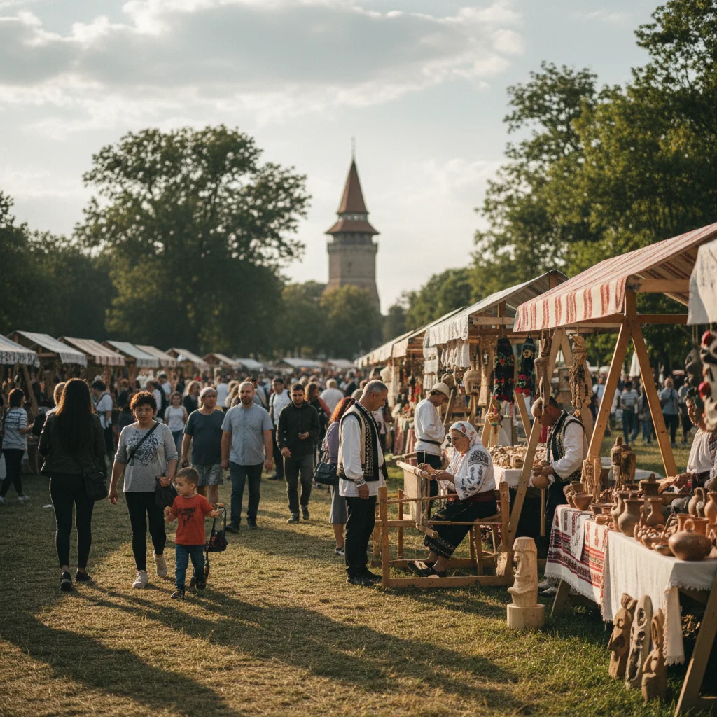 Târgul Meșterilor Populari, deschis în Parcul Chindia Târgoviște