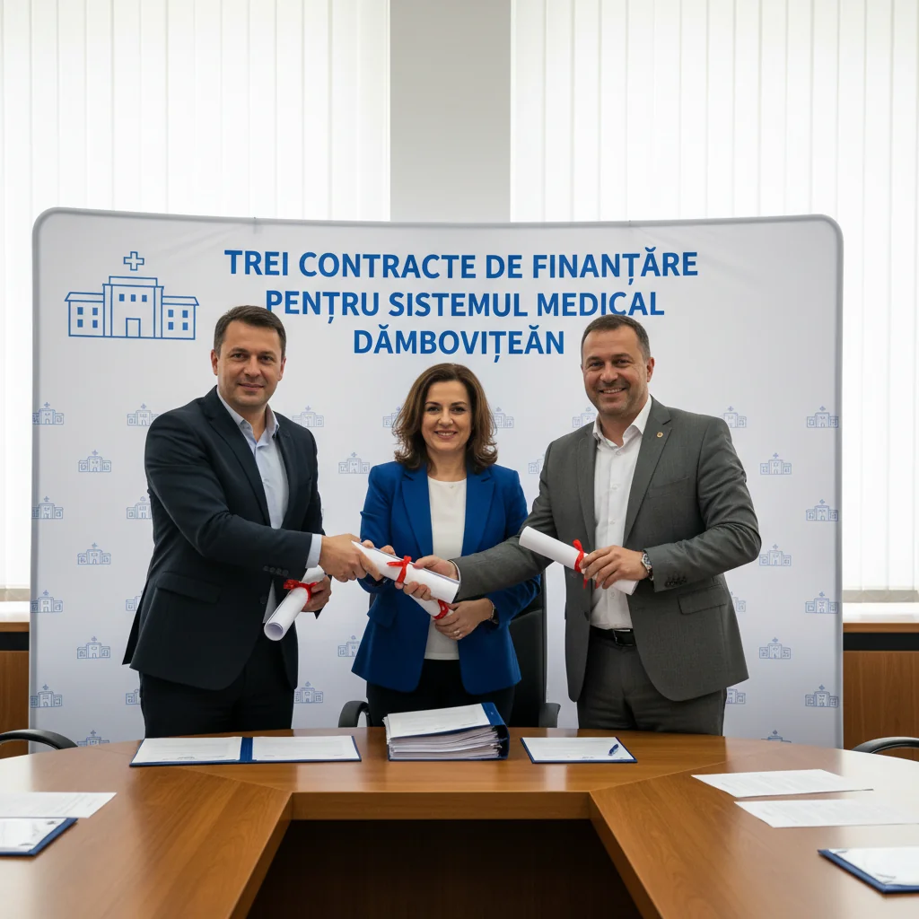 Trei contracte noi de finanțare pentru sistemul medical din Târgoviște și județul Dâmbovița
