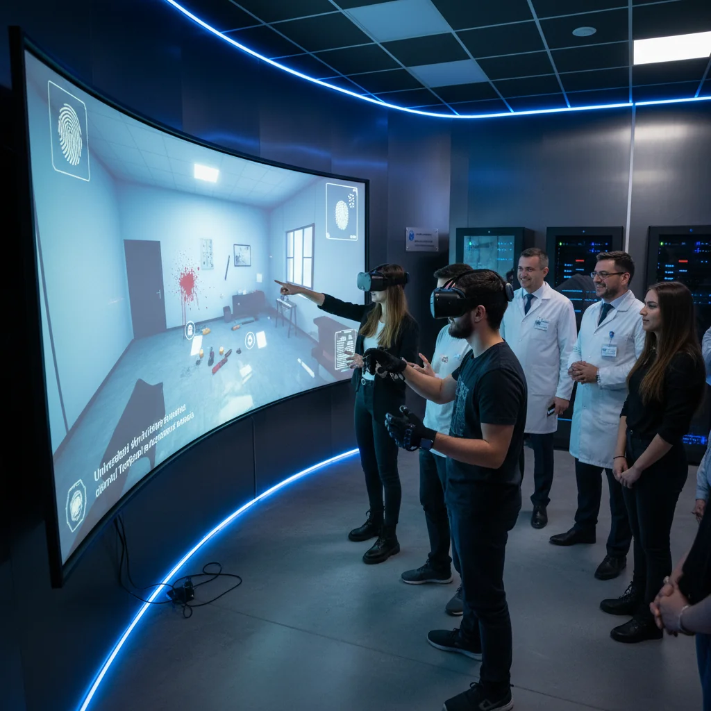 Universitatea Valahia Târgoviște inaugurează primul simulator virtual de criminalistică din România