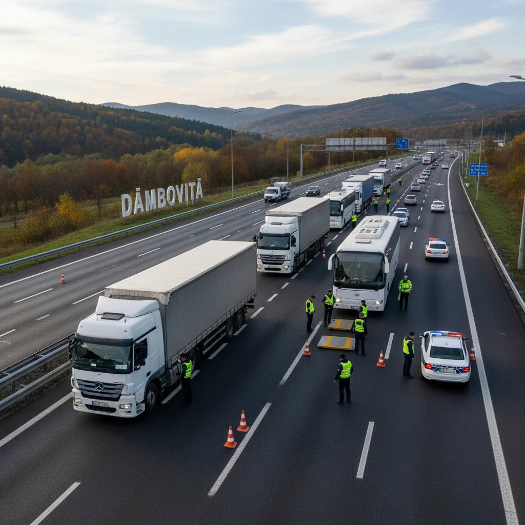 verificări stricte la camioane și autobuze în cadrul acțiunii TRUCK & BUS