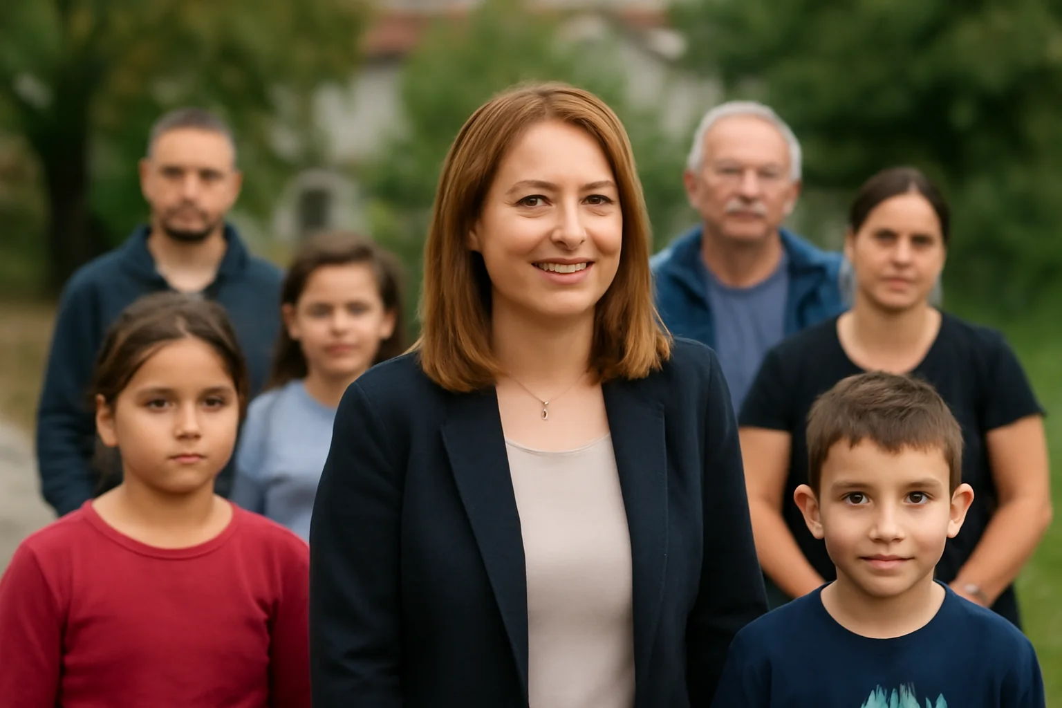 Vicepreședinta CJ Dâmbovița, Luciana Cristea, în mijlocul copiilor și adulților din centrele sociale Pucioasa
