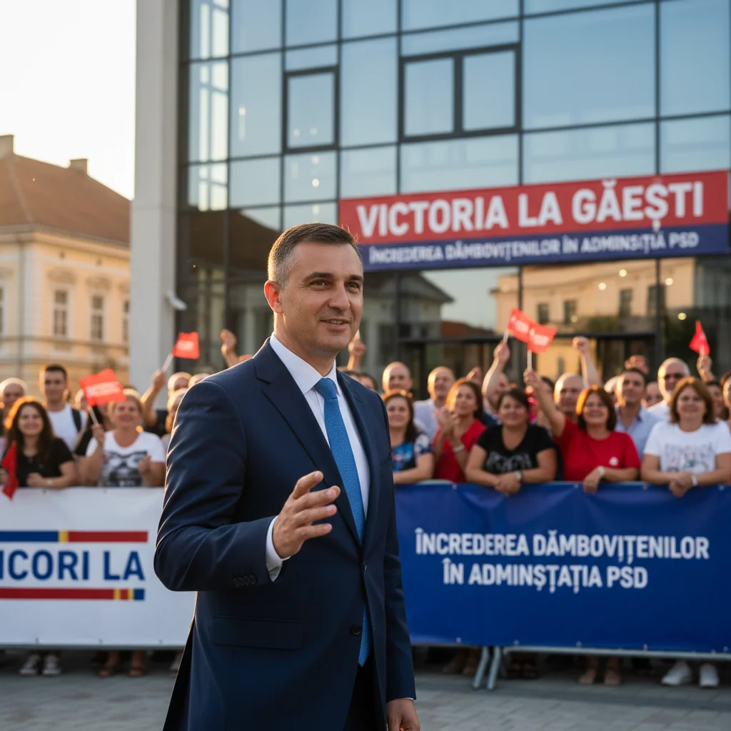 Victoria de la Găești reflectă încrederea dâmbovițenilor în administrația PSD