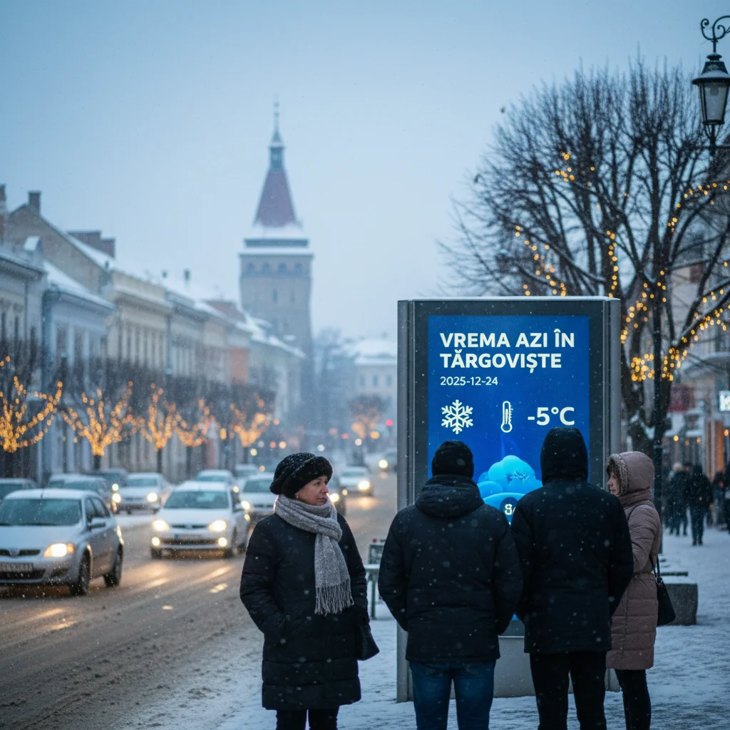 Vremea azi în Targoviste — 2025-12-24